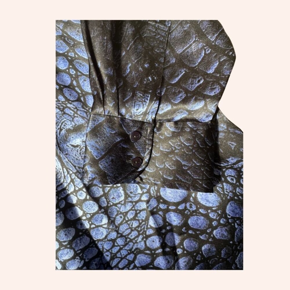 L'agence Snake Print Buttonup - image 3